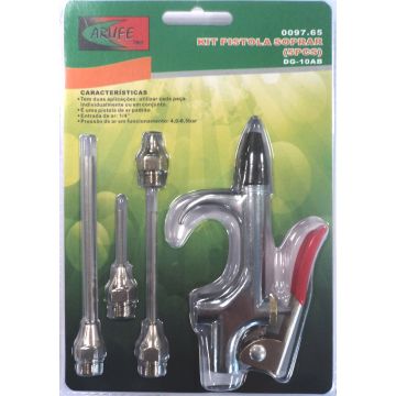 PISTOLA SOPRAR LIMPEZA C/ENC.NOR/RAP.KIT 5PCS - 0097.65