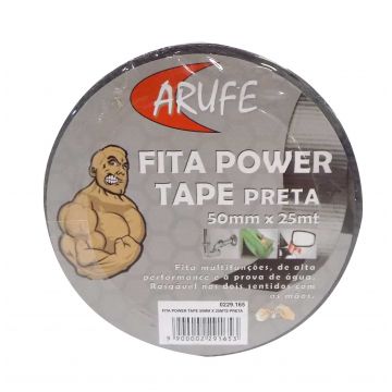 FITA POWER TAPE 50MM X 25MTS PRETA - 0229.165