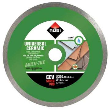 RUBI DISCO DIAMANTE 350MM HUMIDO CONTINUO CEV 30951 - 0371.290