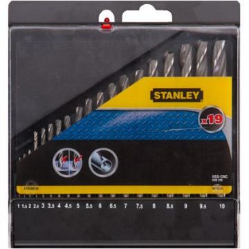 STANLEY BROCA HSS-CNC 1-10MM (19PCS) STA56058-QZ - 0990.286