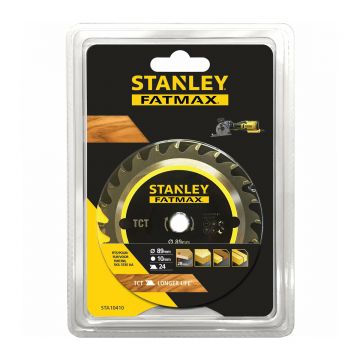 STANLEY DISCO CORTE MADEIRA .89X10MM 24D STA10410-XJ - 0990.642