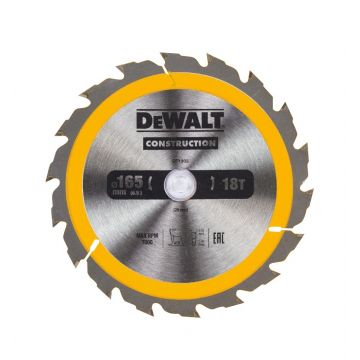 DEWALT DISCO PARA SERRA CIRCULAR 165X20MM 18D DT1933-QZ - 0992.523