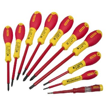 STANLEY CHAVE FENDA+PHILLIPS+POZIDRIV (10PCS) FMHT62573-0 - 0990.803