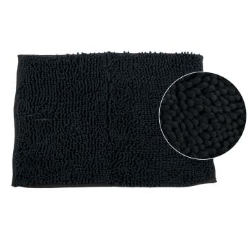 TAPETE WC MICROFIBRA 50X70 PRETO - 0324.91
