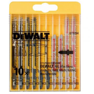 DEWALT SERRA TICO-TICO HCS/HSS (JG 10PCS) DT2294 - 0992.72