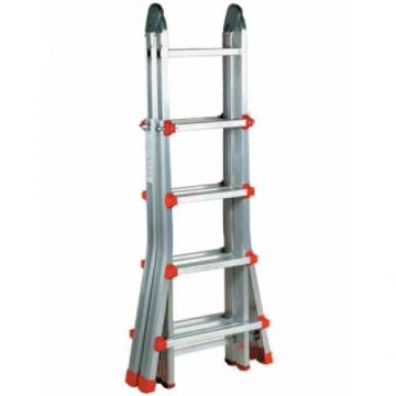 ESCADA ALUMINIO TELESCOPICA BABY D.QUADRADO 4+4 - 0739.50