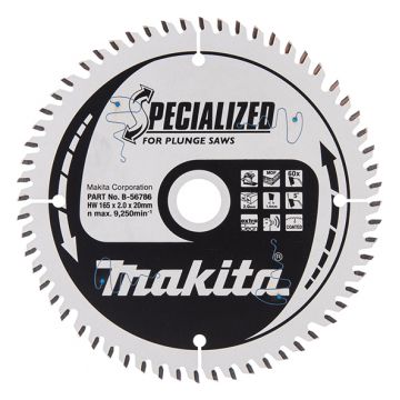 MAKITA DISCO 165/20/60D TCT MDF  B-56786 - 1021.355