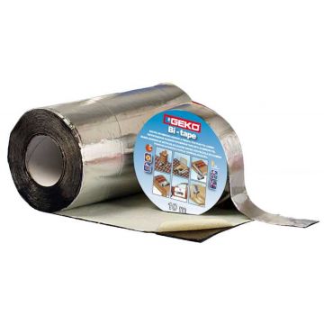 FITA ADESIVA BETUME C/PELICULA ALUMINIO 100MMX10MT - 0229.29