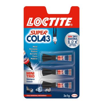 COLA SUPER RAPIDA LOCTITE 3X1GR - 0165.100
